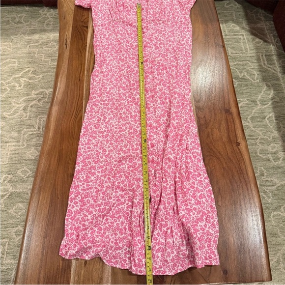 Old Navy Pink Floral Midi Dress - Picture 7 of 7